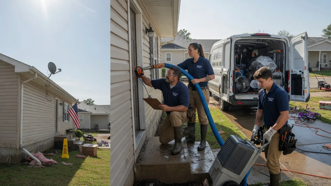 Ceiling Water Damage Restoration in Benton Ridge, OH near me